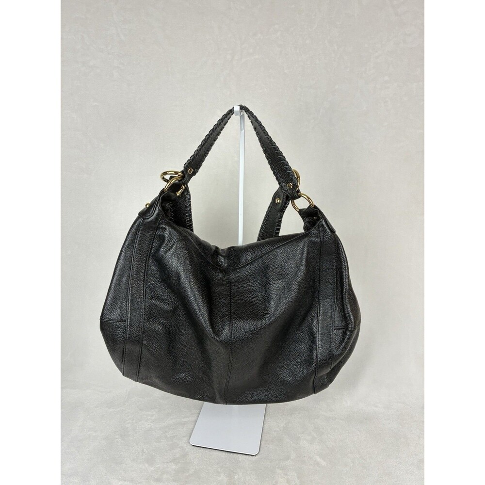 Onna Ehrlich Rachel Hobo Bag Black Pebble Leather Tassle Designer Dust Bag - Picture 5 of 13
